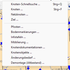 Menü Suchen