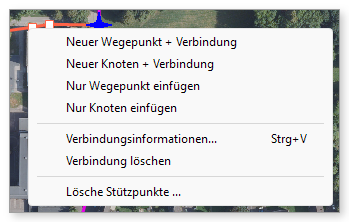 Rechtsklick auf eine Verbindung