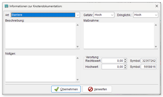 Informationen zur Knotendokumentation